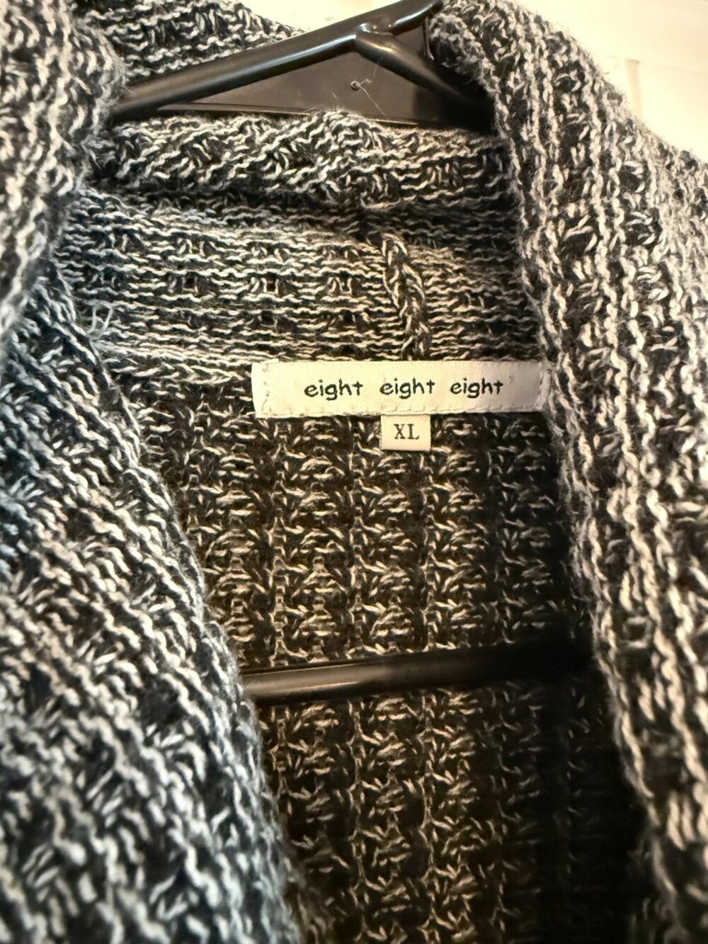 Eight Eight Eight grey cowl neck tunic sweater. Size XL - Picture 2 of 8